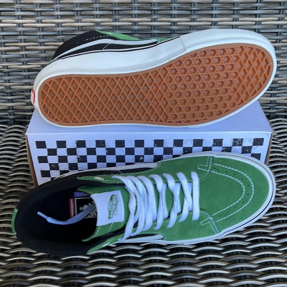 Vans Skate Sk8-Hi Juniper/Black MENS - Picture 4 of 16